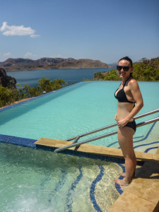 Ininfity pool at Lake Argyle Resort