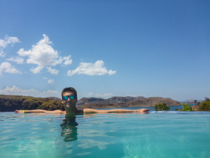 Ininfity pool at Lake Argyle Resort